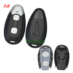 For Piaggio 2 button motorcycle key blank