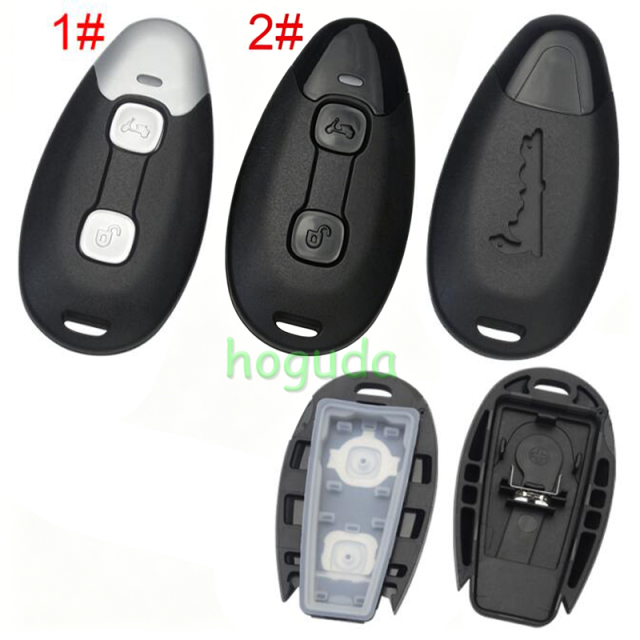 For Piaggio 2 button motorcycle key blank