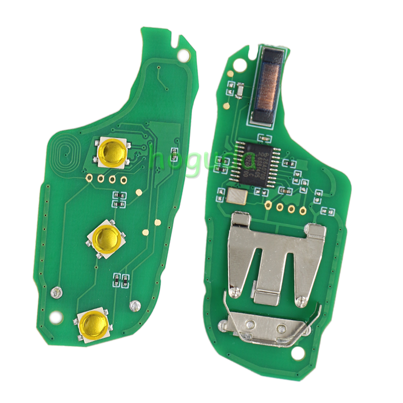 For Peugeot 3 button remote keys chip PCF 7941(TITAG2) 46 chip with HU83 blade 434MHZ HELLA 5FA010 353-20 CMIIT ID:2013DJ0113   9807343377 00