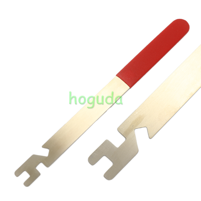 Fingerprint lock blade locksmith repair tool electronic lock door handle panel auxiliary repair stainless steel blade