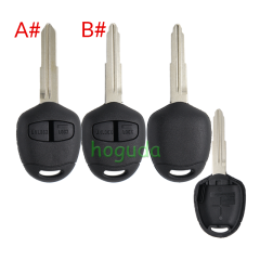 For high quality GTL Mitsubishi 2 button remote key blank with MIT11R /MIT8 blade enhanced version