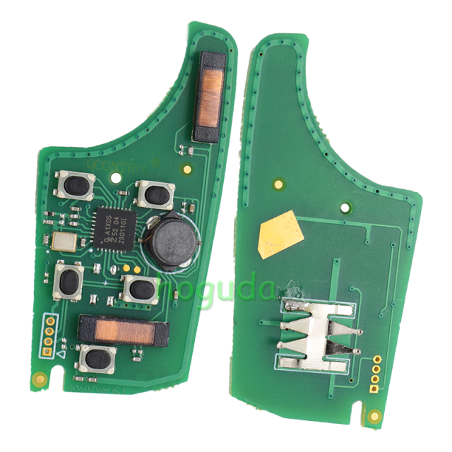For Chevrolet keyless 4+1 button remote key with 315mhz 46E PCF7952E/NCF297xETT Chip