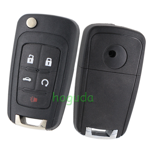 For Chevrolet keyless 4+1 button remote key with 315mhz 46E PCF7952E/NCF297xETT Chip