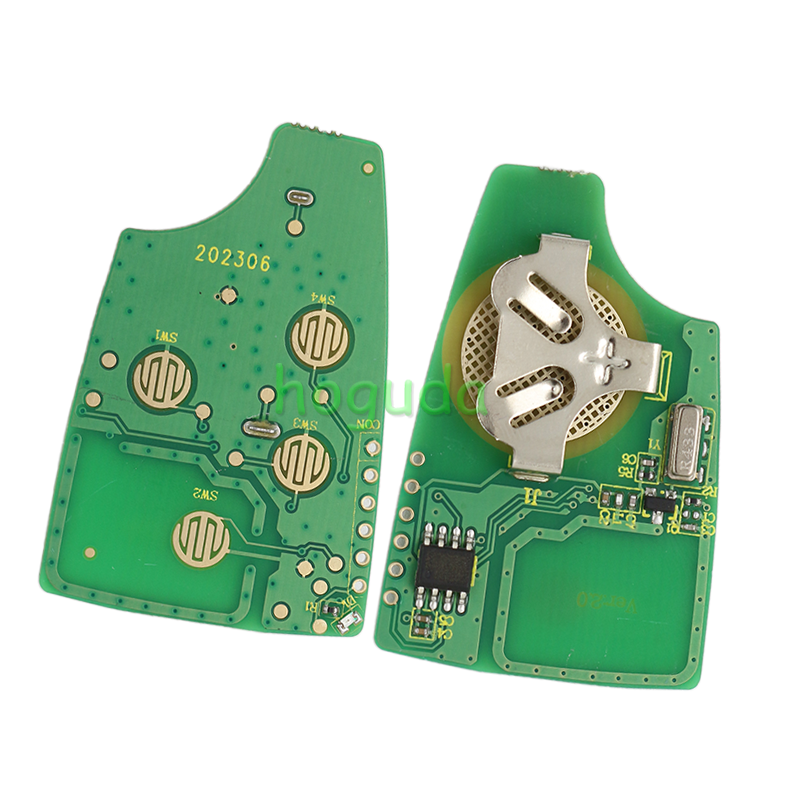 For Chevrolet 4 button remote key with 434mhz