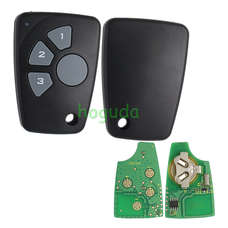 For Chevrolet 4 button remote key with 434mhz