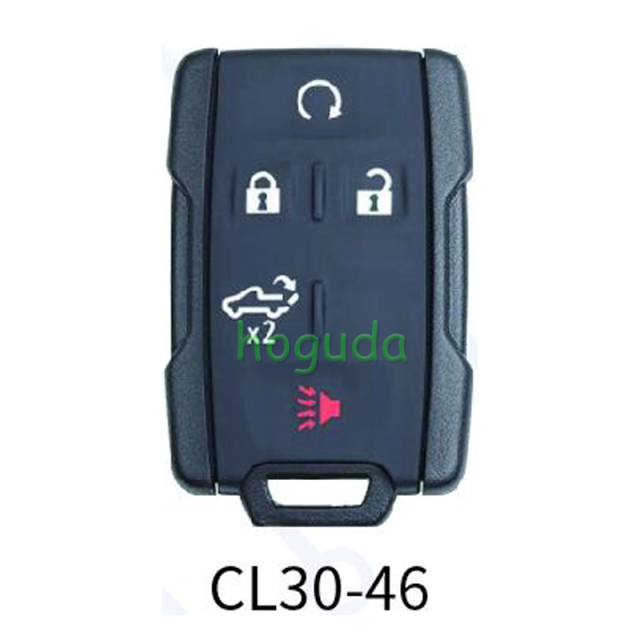 Lonsdor smart key For Chevrolet CL30-46 4+1 button smart key Support ID46 ID49 ID4A chip,Frequency 315/433.92Mhz