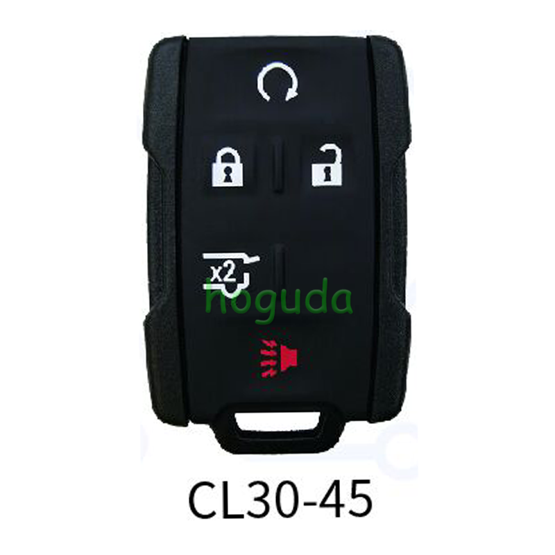 Lonsdor smart key For Chevrolet CL30-45 4+1 button smart key Support ID46 ID49 ID4A chip,Frequency 315/433.92Mhz