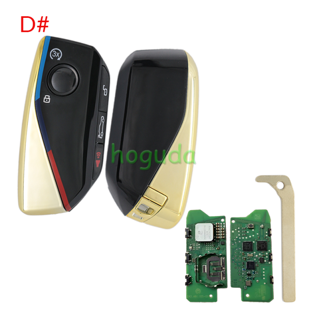For BMW U-chassis 4 button Keyless-Go Remote Key with 434MHz ID49 chip with UWB function FCC:IYZBK1
