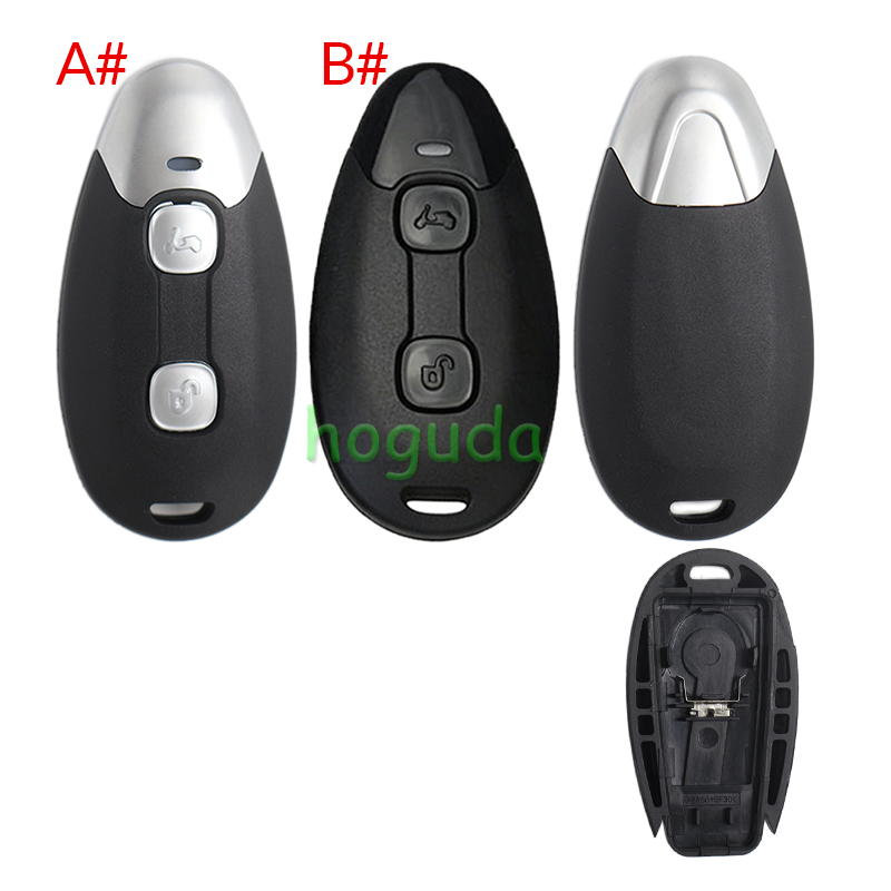 For Piaggio 2 button motorcycle key blank without logo