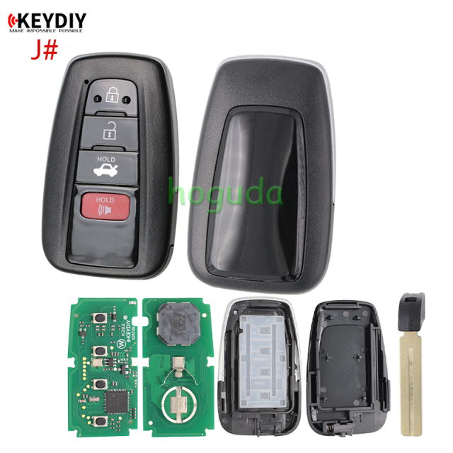KEYDIY TB01-4 button KD Smart Key Universal Remote Control with 8A chip for Toyota Corolla RAV4 Camry/Lexus