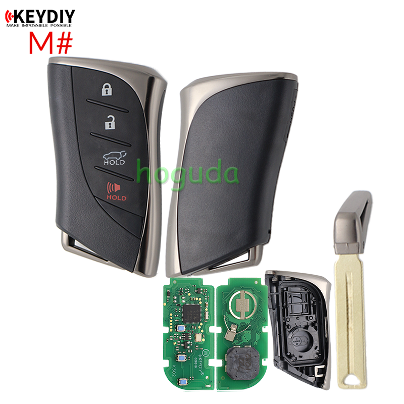 KEYDIY TB02-3 smart remote key with 8A chip,please choose the key style