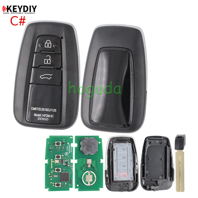 KEYDIY TB01 3 button KD Smart Key Universal Remote Control with 8A chip for Toyota Corolla RAV4 Camry/Lexus