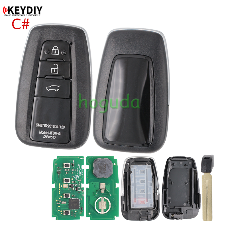 KEYDIY TB01 3 button KD Smart Key Universal Remote Control with 8A chip for Toyota Corolla RAV4 Camry/Lexus