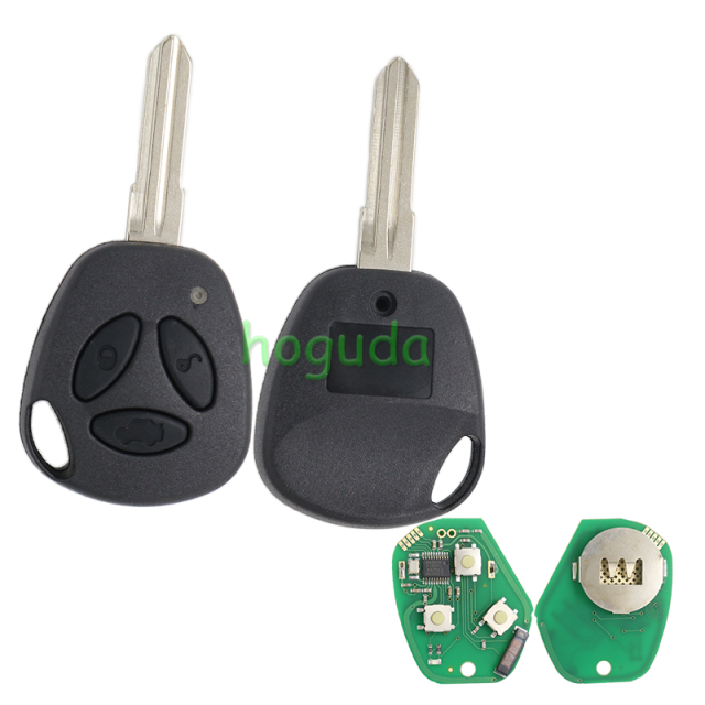 For Lada Granta Priora Vesta X-Ray XRay  3 Buttons Remote Car Key with 433 MHZ ID46 Chip