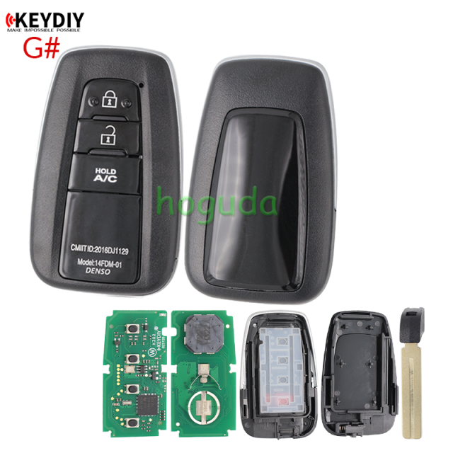 KEYDIY TB01 3 button KD Smart Key Universal Remote Control with 8A chip for Toyota Corolla RAV4 Camry/Lexus