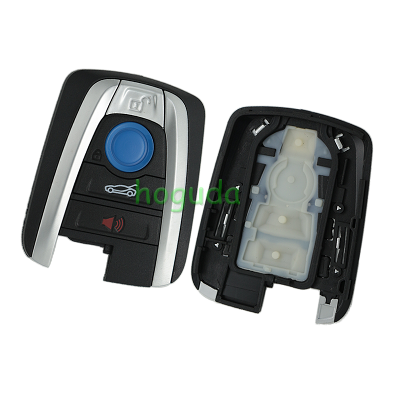 For BMW 3 button remote key with 433MHz Chip:Hitag3 ID49 Chip FCC ID: NBGIDGNG1