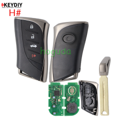 KEYDIY TB02-4 smart remote key with 8A chip,please choose the key style