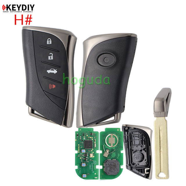KEYDIY TB02-4 smart remote key with 8A chip,please choose the key style