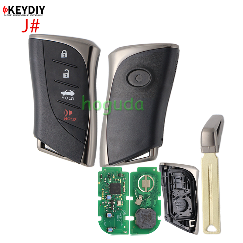 KEYDIY TB02-4 smart remote key with 8A chip,please choose the key style