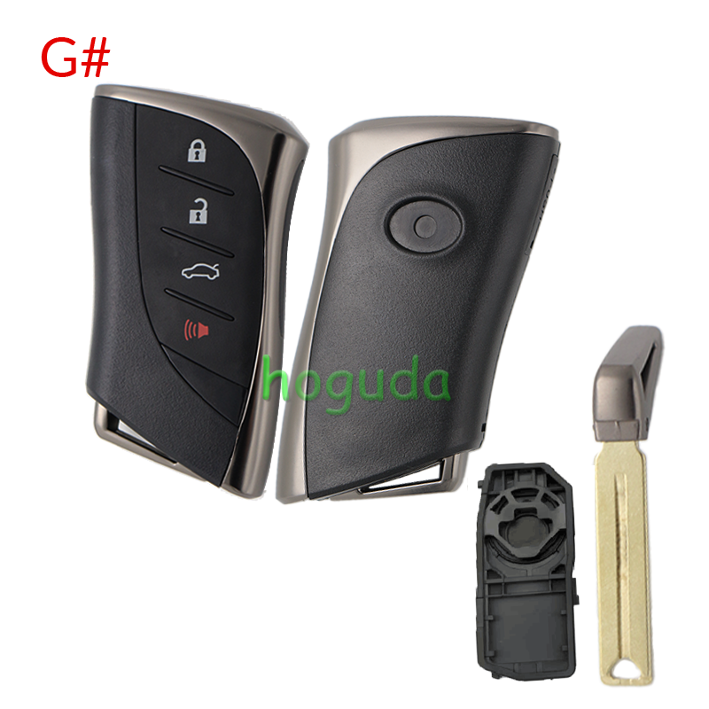 For new 24-25 Lexus 2/2+1/3/3+1 button remote key blank with key blade