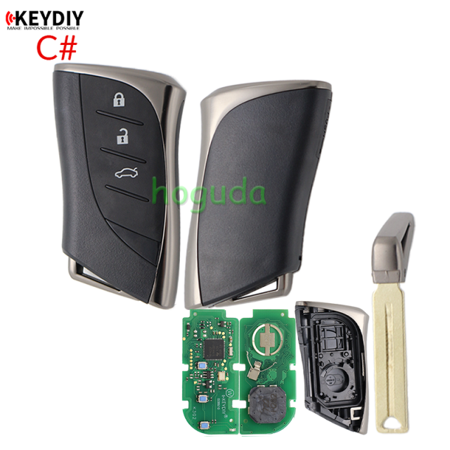KEYDIY TB02-3 smart remote key with 8A chip,please choose the key style
