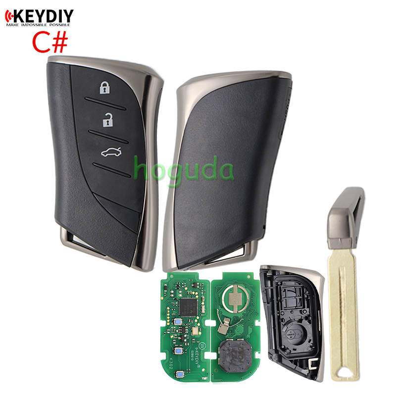 KEYDIY TB02-3 smart remote key with 8A chip,please choose the key style