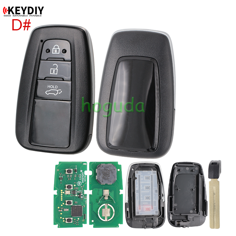 KEYDIY TB01 3 button KD Smart Key Universal Remote Control with 8A chip for Toyota Corolla RAV4 Camry/Lexus