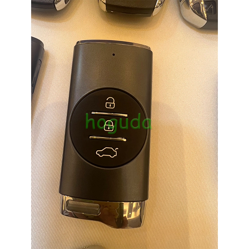 For Chery EXEED 3 button remote key shell with Uncut Emergency Key Blade