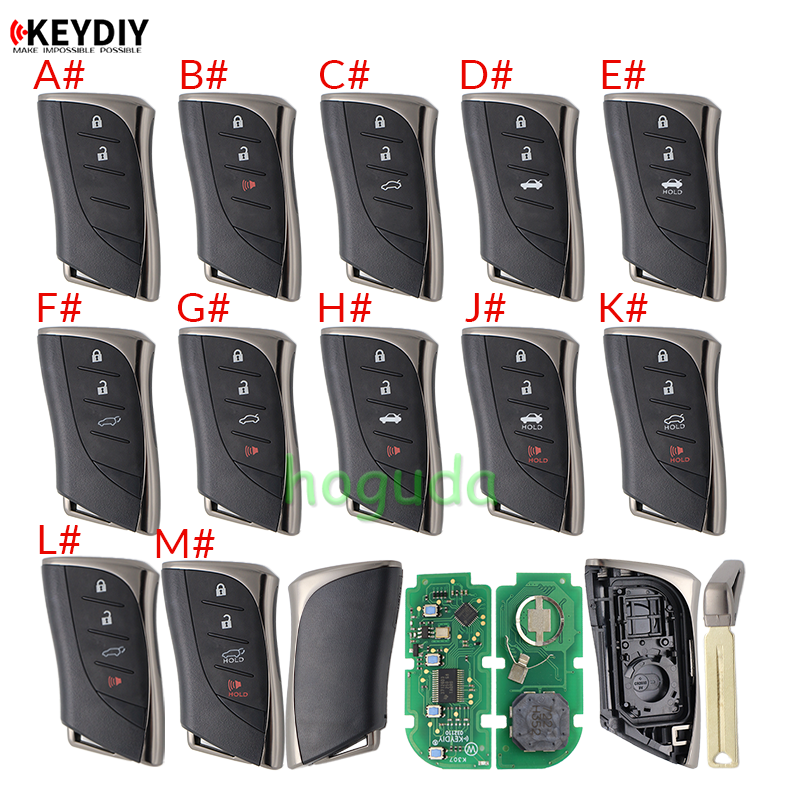 KEYDIY TIB02 with 8A 4D chip for KD-X2 KD MAX KDX4 Car Key Remote Fit More than 2000 Models