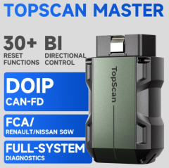 TOPDON Topscan Master Bluetooth OBD2 Scanner AI Assistant Bi-Directional Control All System Diagnostic Tool 28+ Resets Support CAN FD