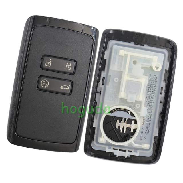 For original Renault 4Talisman keyless smart card 4 button  with 433Mhz HITAG AES PCF29AxMTT 4A CHIP FCCID KR5IK4CH-01 IC:7812DIK4CH01
