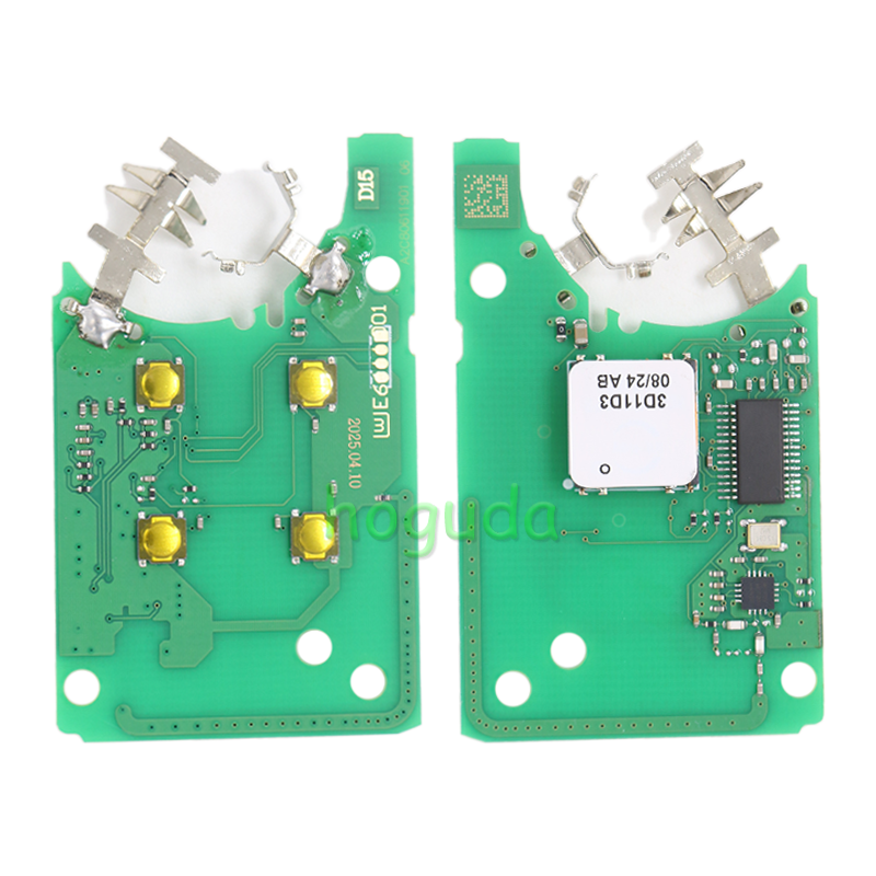 For Renault Megane4 Talisman Espace5 4 button Smart Remote key keyless card with 433mhz  PCF7953M chip