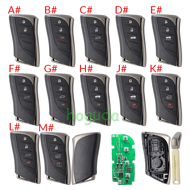 Lonsdor smart key LT21-07 for the LATEST Lexus 8A-B6 2025+ smart key!