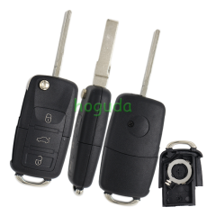 For VW 3 button remote key blank