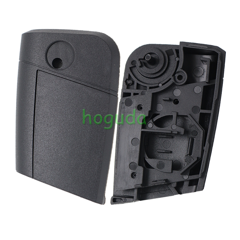 For VW 3 button flip remote key blank with HU162T /HU66