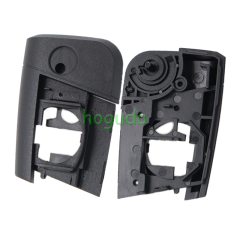 For VW 3 button flip remote key blank with HU162T /HU66