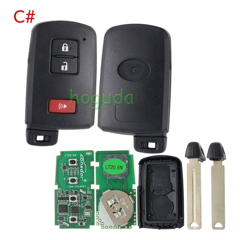 Lonsdor LT20-04 Smart Key with key shell 8A+4D Adjustable Frequency For Toyota &amp; Lexus 0010 0020 7930 2110 Support K518 &amp; K518ISE &amp; KH100+