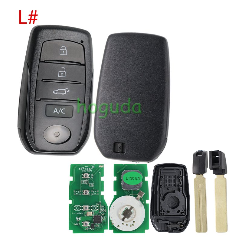 LT30-02 BOARD NUMBER 2561 0110 0320 2550 2000 The latest Toyota 4A smart key solution support frequency 312.09/314.35