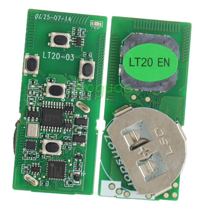 Lonsdor LT20-03 Smart Key PCB with key shell  8A+4D Adjustable Frequency For Toyota 0780 Support K518 &amp; K518ISE &amp; KH100+ Transponder chip: ID71 CHIP P1:9F Frequency: 433MHz 271451-0780