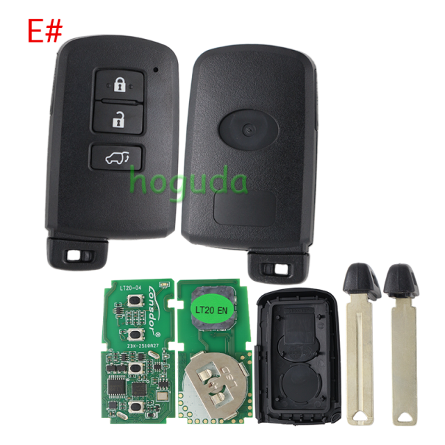 Lonsdor LT20-04 Smart Key with key shell 8A+4D Adjustable Frequency For Toyota &amp; Lexus 0010 0020 7930 2110 Support K518 &amp; K518ISE &amp; KH100+