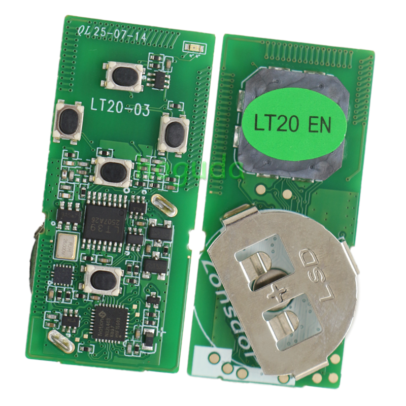 Lonsdor LT20-03 Smart Key PCB with key shell  8A+4D Adjustable Frequency For Toyota 0780 Support K518 &amp; K518ISE &amp; KH100+ Transponder chip: ID71 CHIP P1:9F Frequency: 433MHz 271451-0780