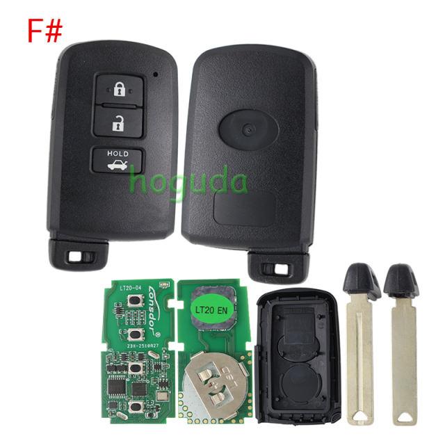 Lonsdor LT20-04 Smart Key with key shell 8A+4D Adjustable Frequency For Toyota &amp; Lexus 0010 0020 7930 2110 Support K518 &amp; K518ISE &amp; KH100+