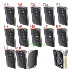 Lonsdor LT20-07 Smart Key with 6 button key shell  8A+4D Adjustable Frequency For Lexus 0440 Support K518 &amp; K518ISE &amp; KH100+
