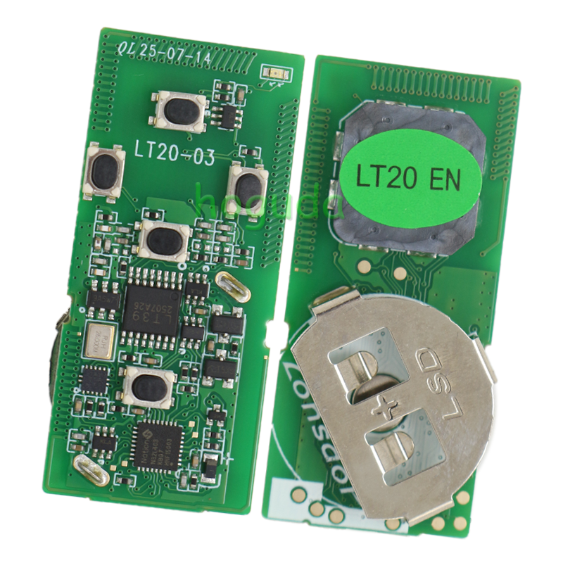 Lonsdor LT20-03 Smart Key PCB with key shell  8A+4D Adjustable Frequency For Toyota 0780 Support K518 &amp; K518ISE &amp; KH100+ Transponder chip: ID71 CHIP P1:9F Frequency: 433MHz 271451-0780