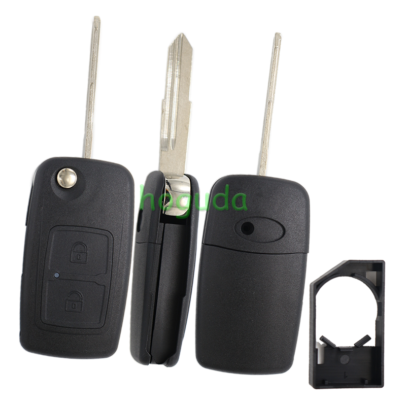 For Chery 2 button remote key blank with left blade