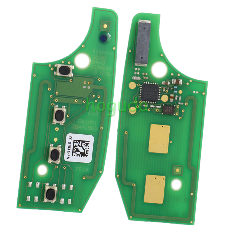 For Original Chrysler/Jeep 4 button flip remote key 434mhz with Megamos 48 AES chip with original PCB