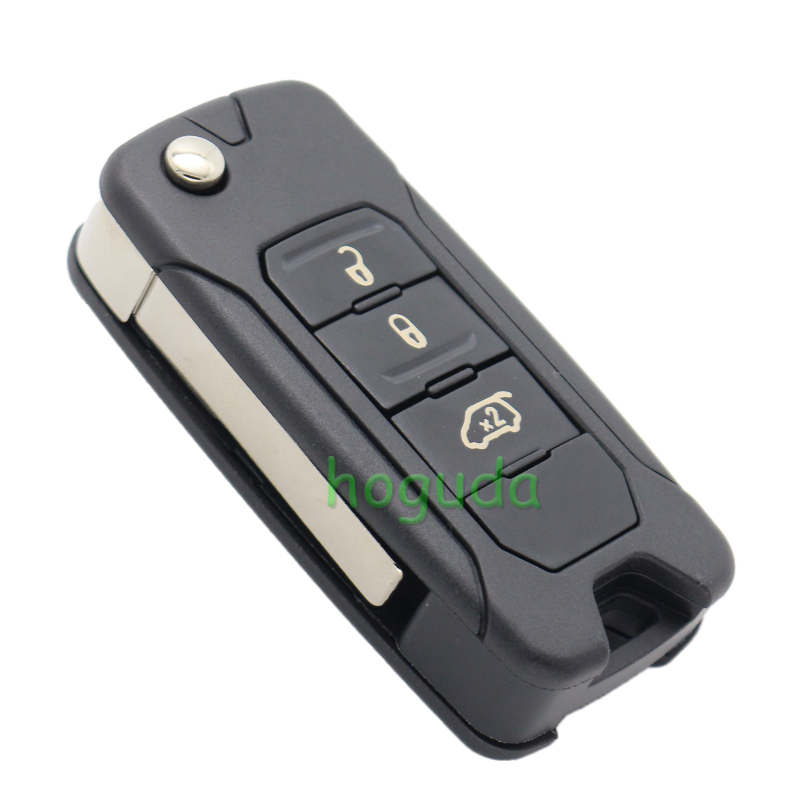 For Original Chrysler/Jeep 4 button flip remote key 434mhz with Megamos 48 AES chip with original PCB