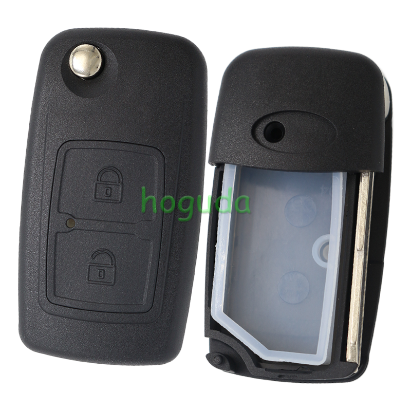 For Chery 2 button remote key blank with left blade
