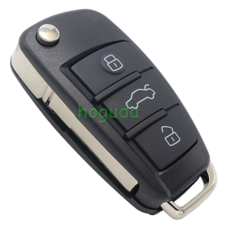 For Audi 3+1 button remote key blank with 149# key blade