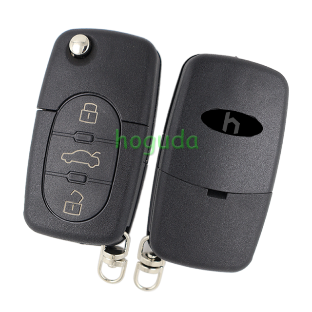 For Audi 8Z0837231D Series 3 Button remote key 433Mhz FCCID:8Z0837231D
